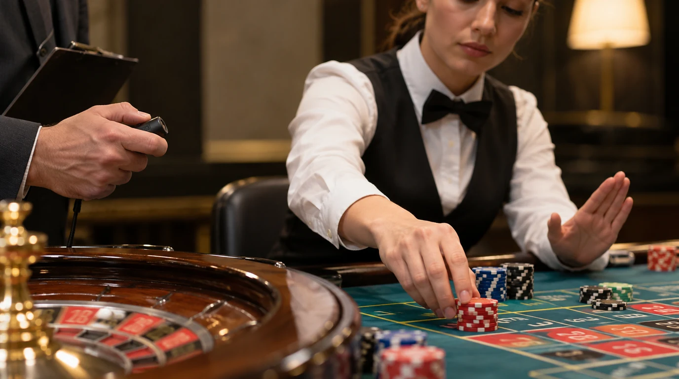 Видеоконтроль действий дилеров Live Casino